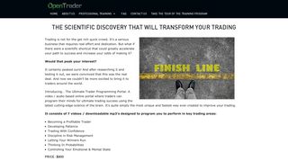 
                            3. The Ultimate Trader | OpenTrader | Professional Training For ... - Open Trader Pro Training Portal