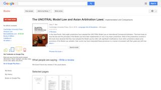 
                            6. The UNCITRAL Model Law and Asian Arbitration Laws: ... - Untar Ac Id Portal