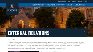 
                            6. The University of Adelaide - Login - Alumni Community - Uni Adelaide Portal