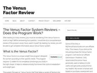 The Venus Factor Review 2019 | Warning !! Don't Buy Venus ...