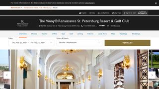 
                            5. The Vinoy® Renaissance St. Petersburg Resort & Golf Club - Vinoy Club Portal