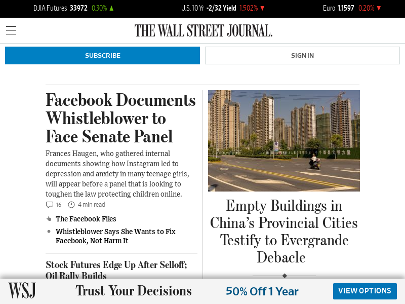 The Wall Street Journal & Breaking News, Business ...