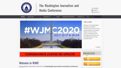 The Washington Journalism and Media Conference  George ...