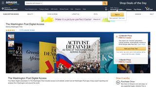 
                            4. The Washington Post Digital Access ... - Amazon.com - Washington Post Points Program Portal