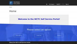 
                            7. the WCTC Self Service Portal! - Wctc Portal