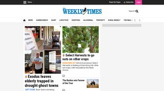 
The Weekly Times | Australian farming, agriculture and rural ...  
