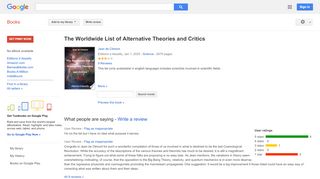 
                            9. The Worldwide List of Alternative Theories and Critics - Csinet Net Email Portal