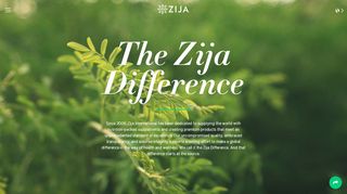 
                            8. The Zija Difference: Home - Zija Home Portal
