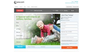 
                            7. There for Military Families - Care.com - Sittercity Military Portal
