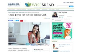 
                            5. These 4 Sites Pay Writers Serious Cash - Wise Bread - Writers Cash Sign Up
