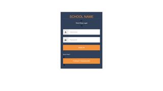 
                            5. Third Party Login: Login Page - Dlps Campus Care Portal