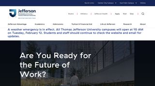 
                            3. Thomas Jefferson University - Jefferson University Student Portal