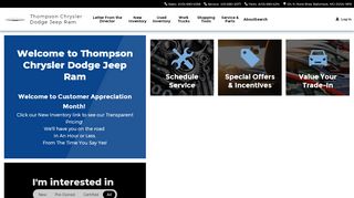 
                            7. Thompson Chrysler Dodge Jeep Ram - Baltimore - Chrysler Dealer Login