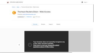 
                            3. Thomson Reuters Eikon - Web Access - Google Chrome - Eikon Messenger Web Login