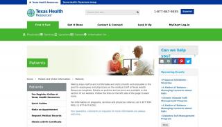 
                            4. THR - Patients Dallas - Fort Worth, TX, Texas Health Resources - Texas Health Resources Patient Portal
