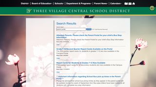 
                            2. Three Village Central School District - Three Village Central School District Campus Portal