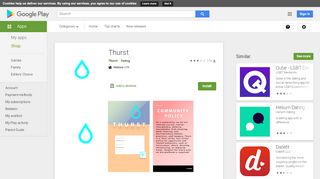 
                            4. Thurst - Apps on Google Play - Thurst App Sign Up
