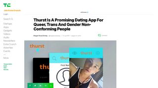 
                            8. Thurst Is A Promising Dating App For Queer, Trans And ... - Thurst App Sign Up