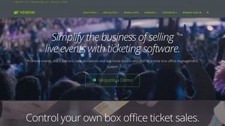Ticketing Software Management System - Vendini Ticket Agent Portal