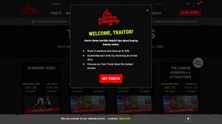 
                            6. Tickets and Prices | The London Dungeon - The Dungeons - London Big Ticket Login