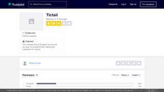 
                            2. Tictail Reviews | Read Customer Service Reviews of tictail.com - Tictail Com Portal