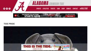 
                            3. TIDE PRIDE - University of Alabama Athletics - Tide Pride Account Portal