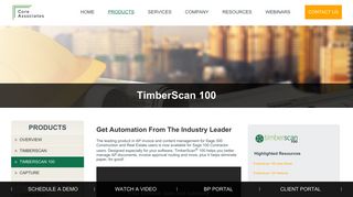 
                            8. TimberScan 100 - Core Associates, LLC - Timberscan Portal