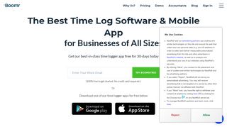 
                            5. Time Log Software & Mobile App for Easy Time ... - Boomr - Boomr Sign In