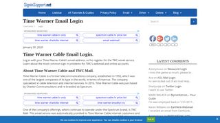 Time Warner Cable Email Login | TWC Email Login - Webmail Twcable Com Portal