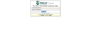 
                            5. Timekeeping Login - Online Time and Attendance - Kelly Payroll Services Portal