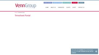 
                            1. Timesheet Portal - Venn Group - Venn Portal