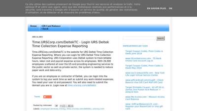 
                            8. Time.URSCorp.com/DeltekTC - Login URS Deltek Time ...
