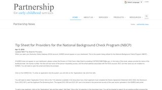 
                            5. Tip Sheet for Providers for the National Background Check Program ... - Kares Web Portal