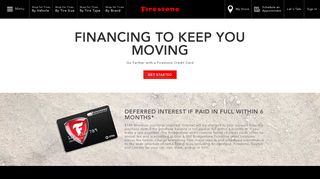 
Tire Financing | Firestone Credit Card - Firestone Tires  
