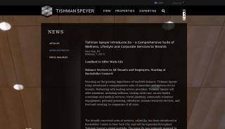 
                            6. Tishman Speyer Introduces Zo – a Comprehensive Suite of Wellness ... - Tishman Speyer Tenant Portal