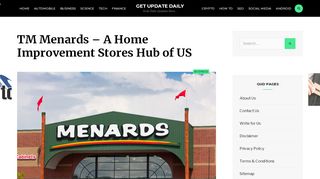 
                            8. TM Menards - A Home Improvement Stores Hub of US | Get ... - Menards Com Portal