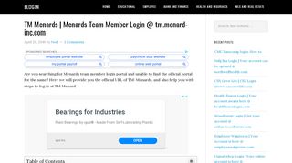 
TM Menards | Menards Team Member Login @ tm.menard-inc ...  

