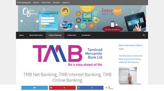 
                            6. TMB Net Banking | TMB Online Banking Guidelines in detail - Tmb Econnect Portal