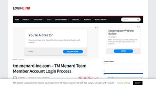 
tm.menard-inc.com - TM Menard Team Member Account ...  
