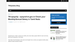 
                            8. TN epayslip - epayroll.tn.gov.in Check your Monthly/Annual ... - Epayroll Login Employee Tamilnadu
