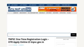
                            3. TNPSC One Time Registration Login - OTR Apply Online ... - Tnpsc One Time Registration Portal