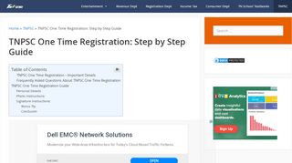 
                            5. TNPSC One Time Registration: Step by Step Guide - TN ESevai - Tnpsc One Time Registration Portal