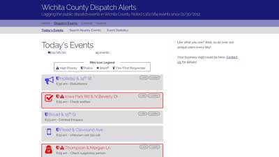 Today's Events  Dispatch Events  Wichita County Dispatch ...