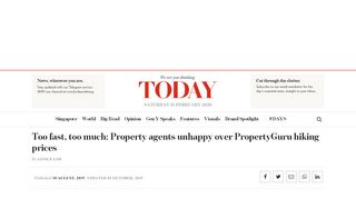 
                            9. Too fast, too much: Property agents unhappy over ... - Property Guru Agent Portal