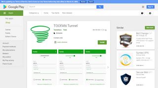 
                            9. TOOFAN Tunnel - Apps on Google Play - Tunnelguru Portal