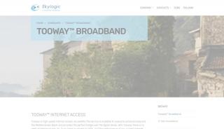 
Tooway™ broadband • Skylogic
