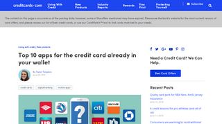 
                            2. Top 10 apps for the credit card already in your wallet | Taking ... - Tompkins Credit Card Portal
