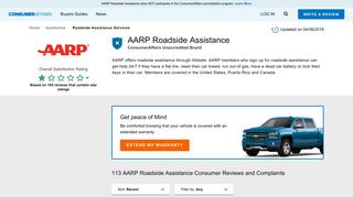 
Top 118 Reviews about AARP Roadside Assistance
