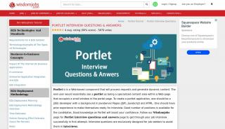 
                            4. TOP 250+ Portlet Interview Questions and Answers 29.05.2019 ... - Websphere Portal Interview Questions