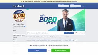 Top Eleven - Be a Football Manager | Facebook - Top Eleven Portal Without Facebook